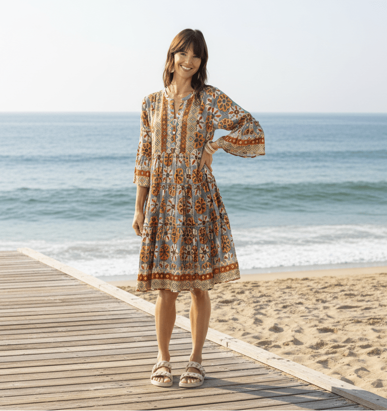 Vera Frill Sleeve DressDressesPosh Boutique