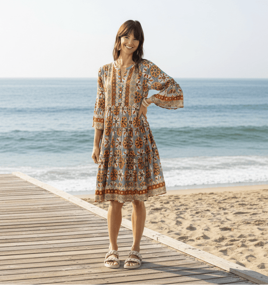 Vera Frill Sleeve DressDressesPosh Boutique