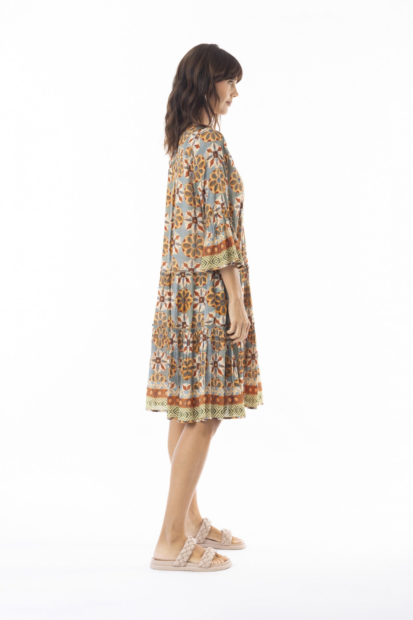 Vera Frill Sleeve DressDressesPosh Boutique