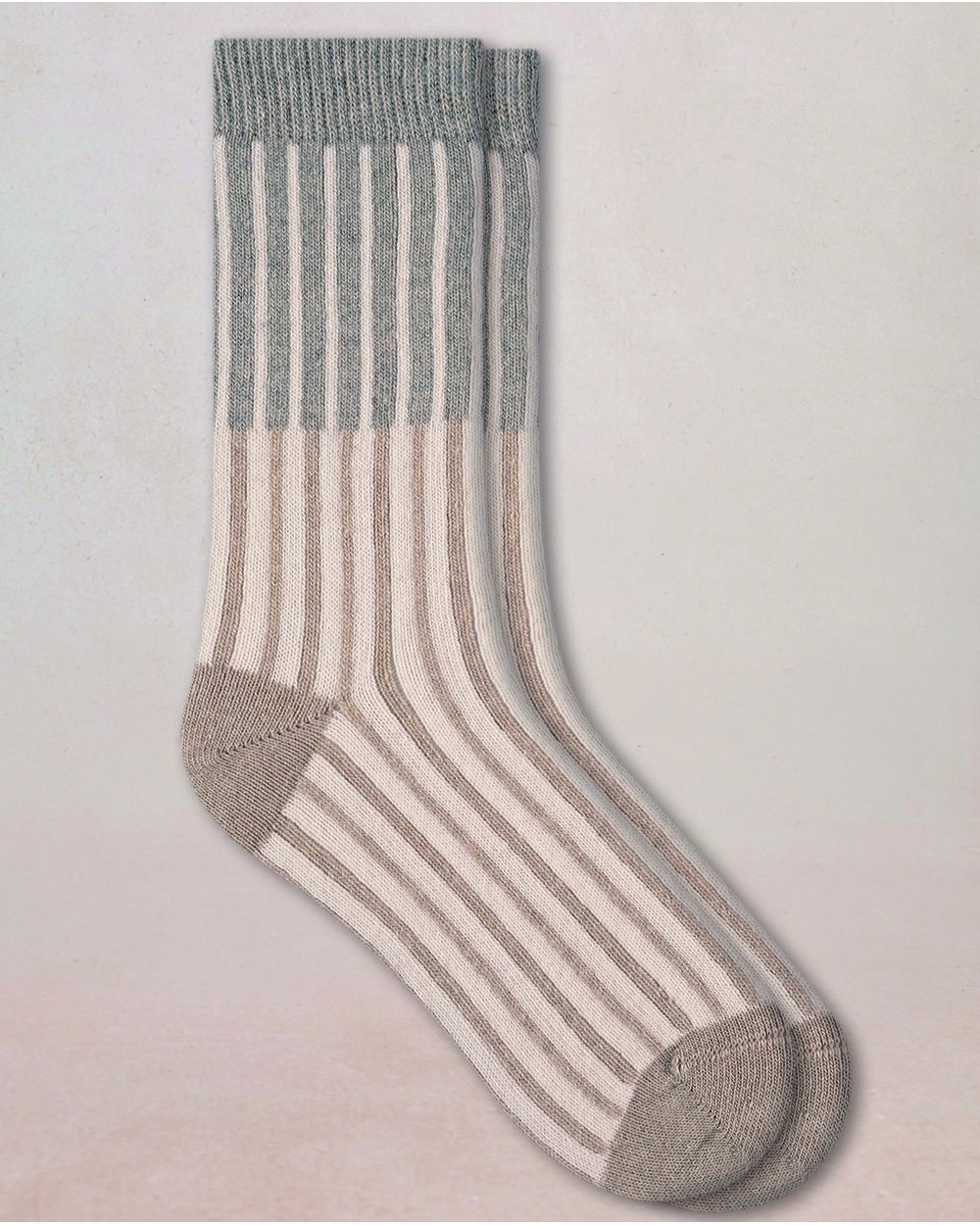 Vertical Striped Cashmere SocksSocksPosh Boutique