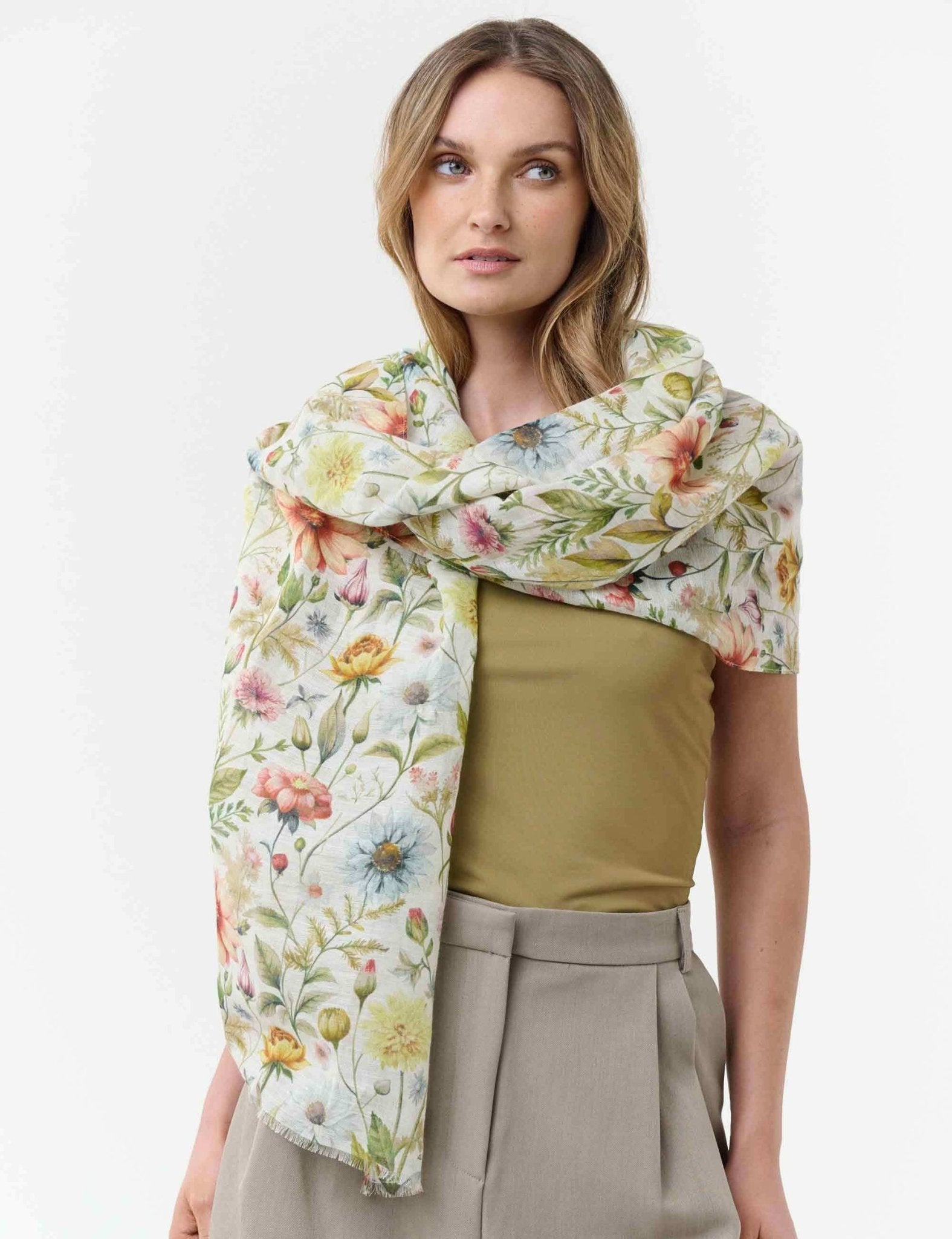 Vintage Floral ScarfPosh Boutique