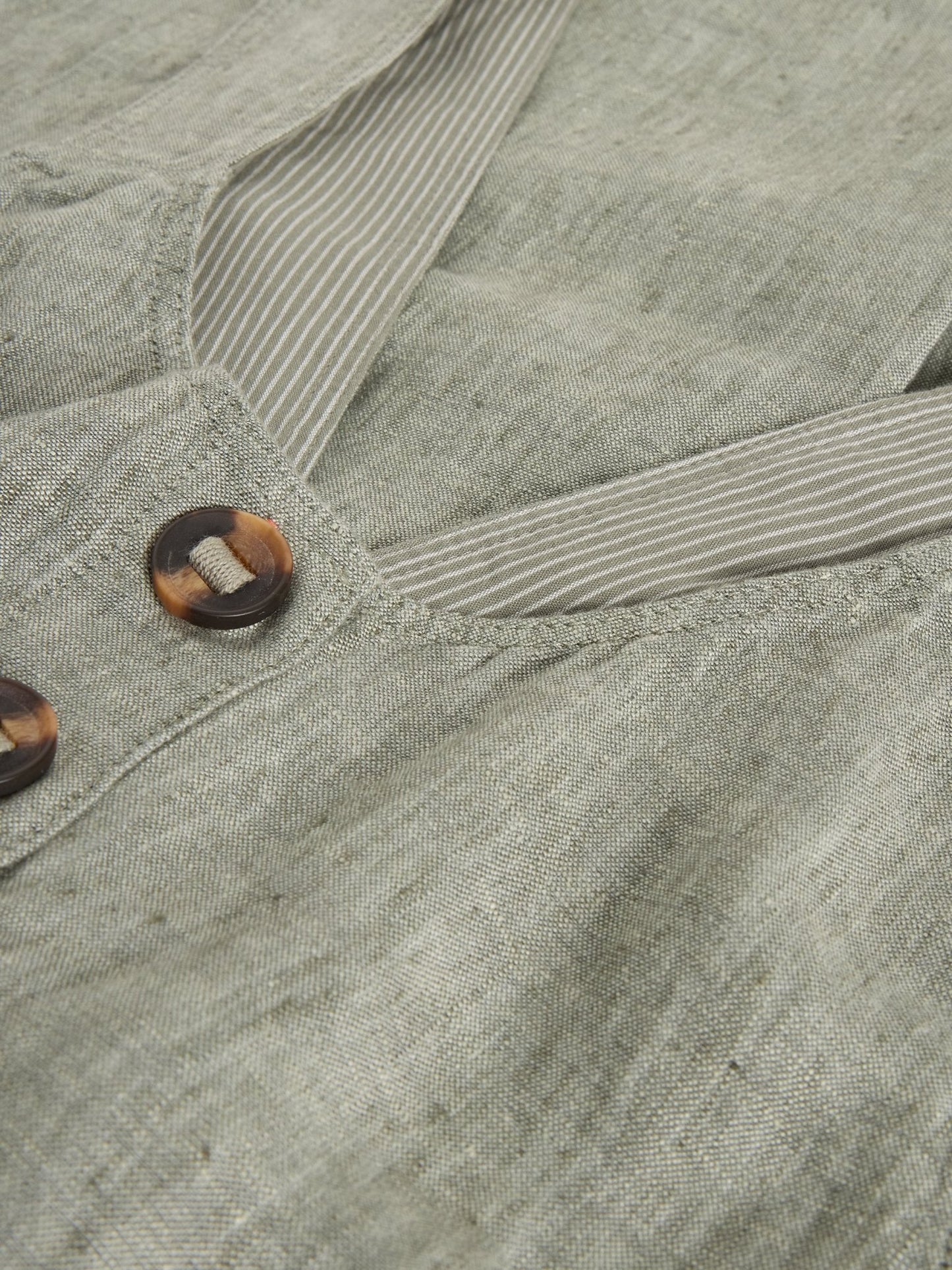 Viola Linen DungareeJumpsuitPosh Boutique