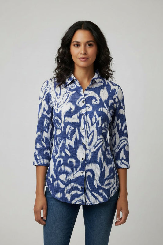 "Water" 3/4 Sleeve ShirtTopsPosh Boutique