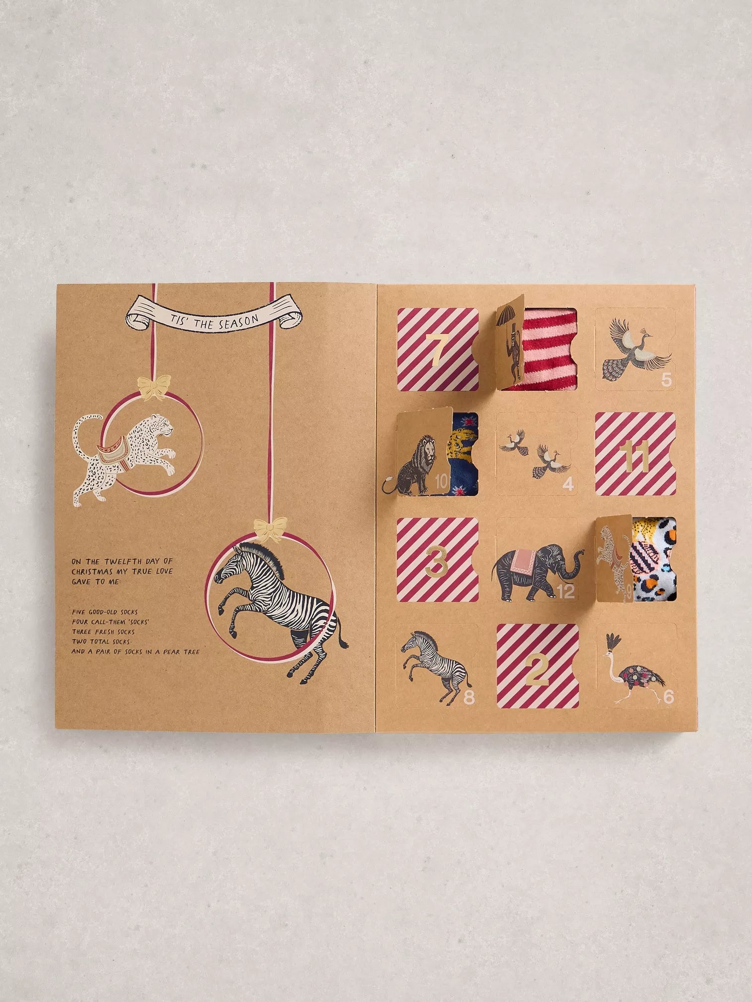 White Stuff 12 Days of SocksSocksPosh Boutique