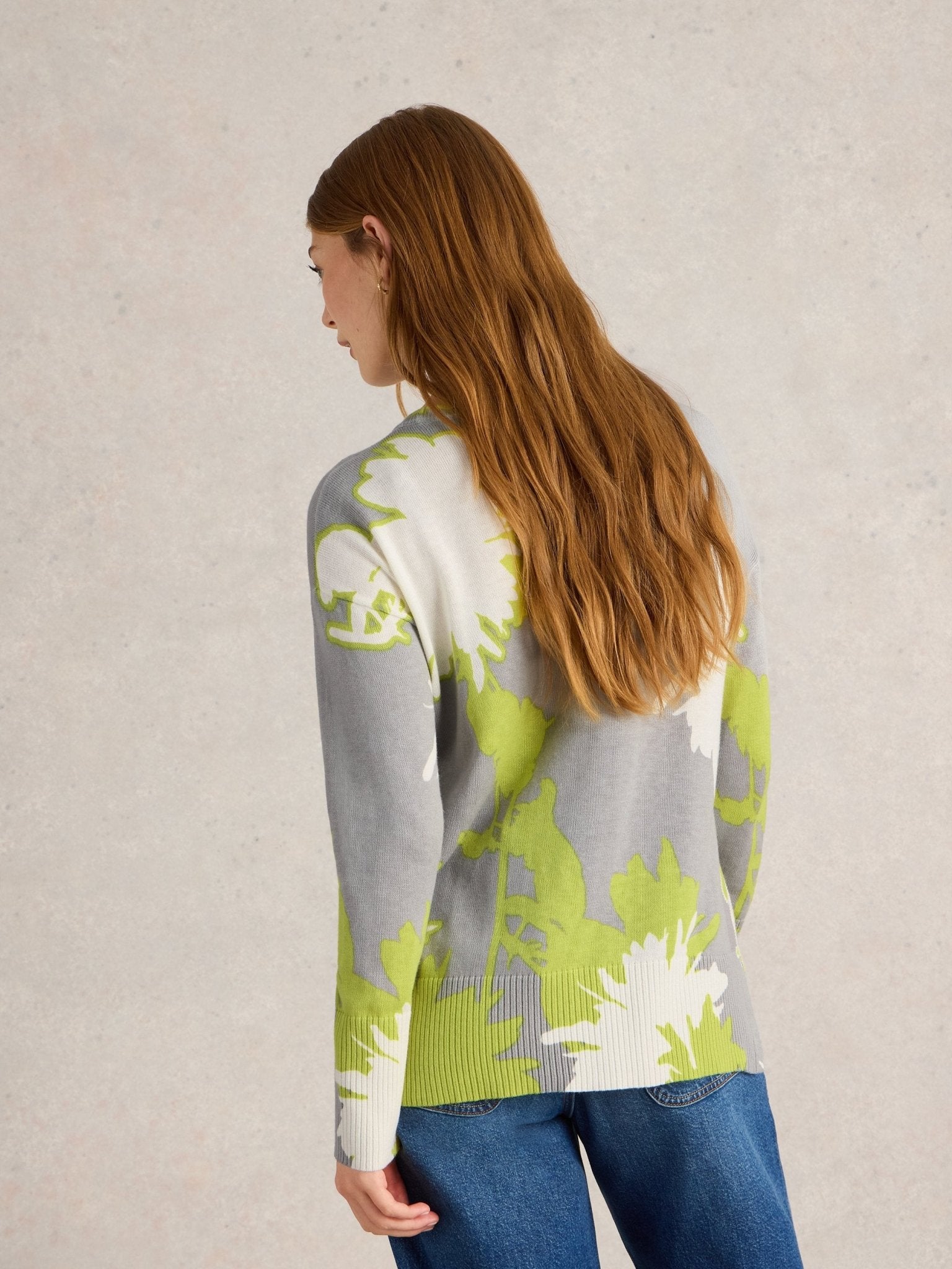 White Stuff Olive Floral SweaterSweatersPosh Boutique