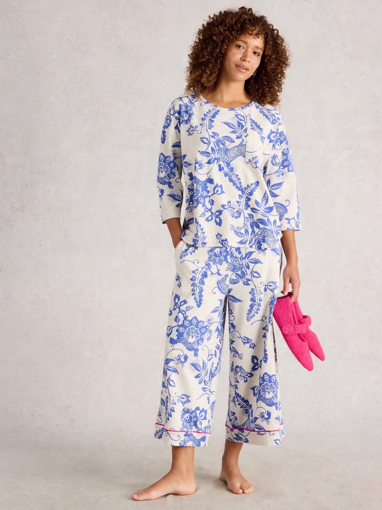 White Stuff Trina Cropped PJ SetSleepwearPosh Boutique