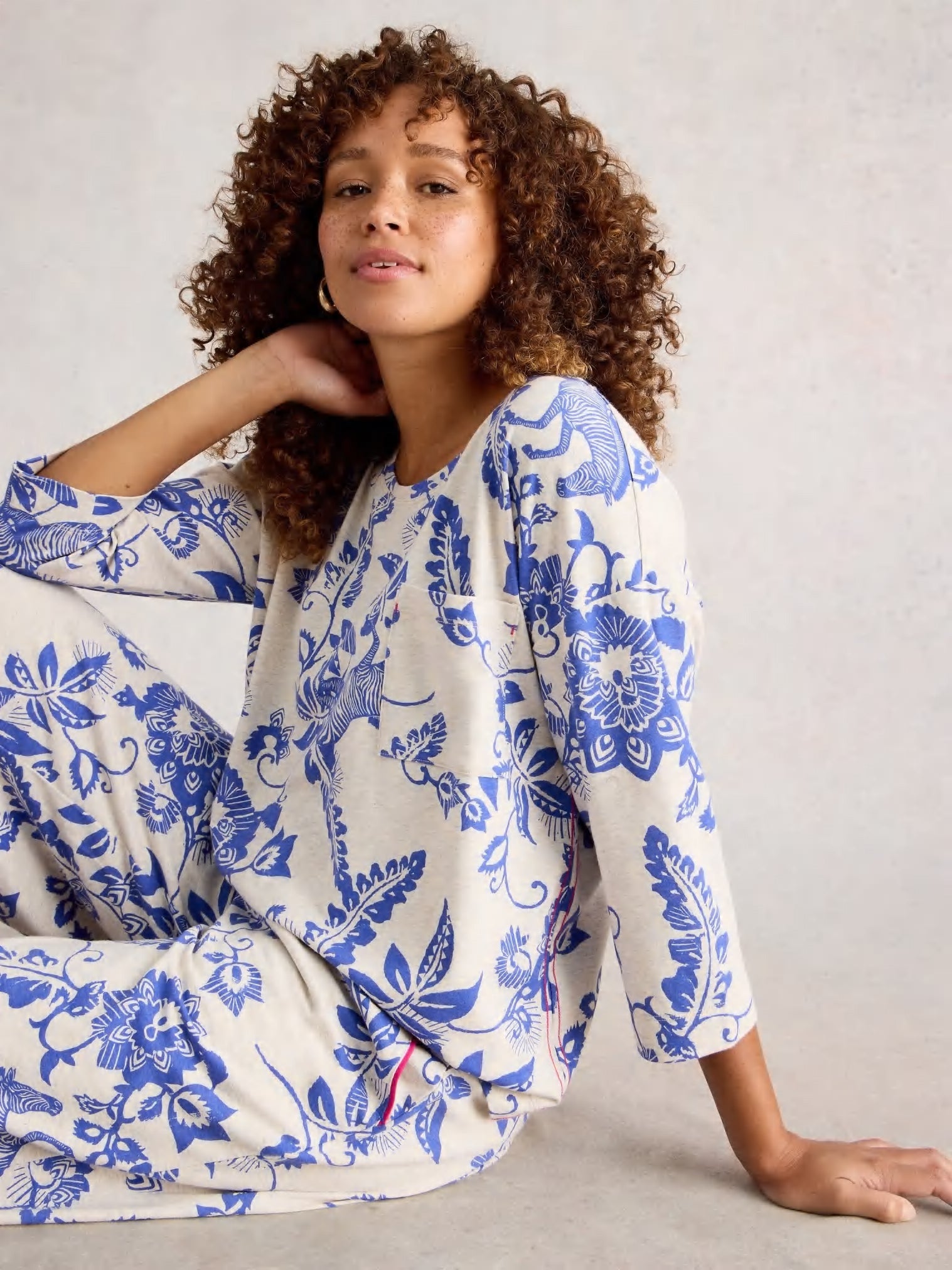 White Stuff Trina Cropped PJ SetSleepwearPosh Boutique