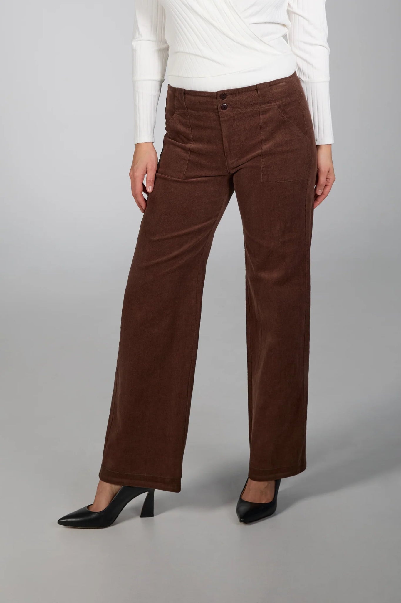 Wide Leg Corduroy PantPantsPosh Boutique