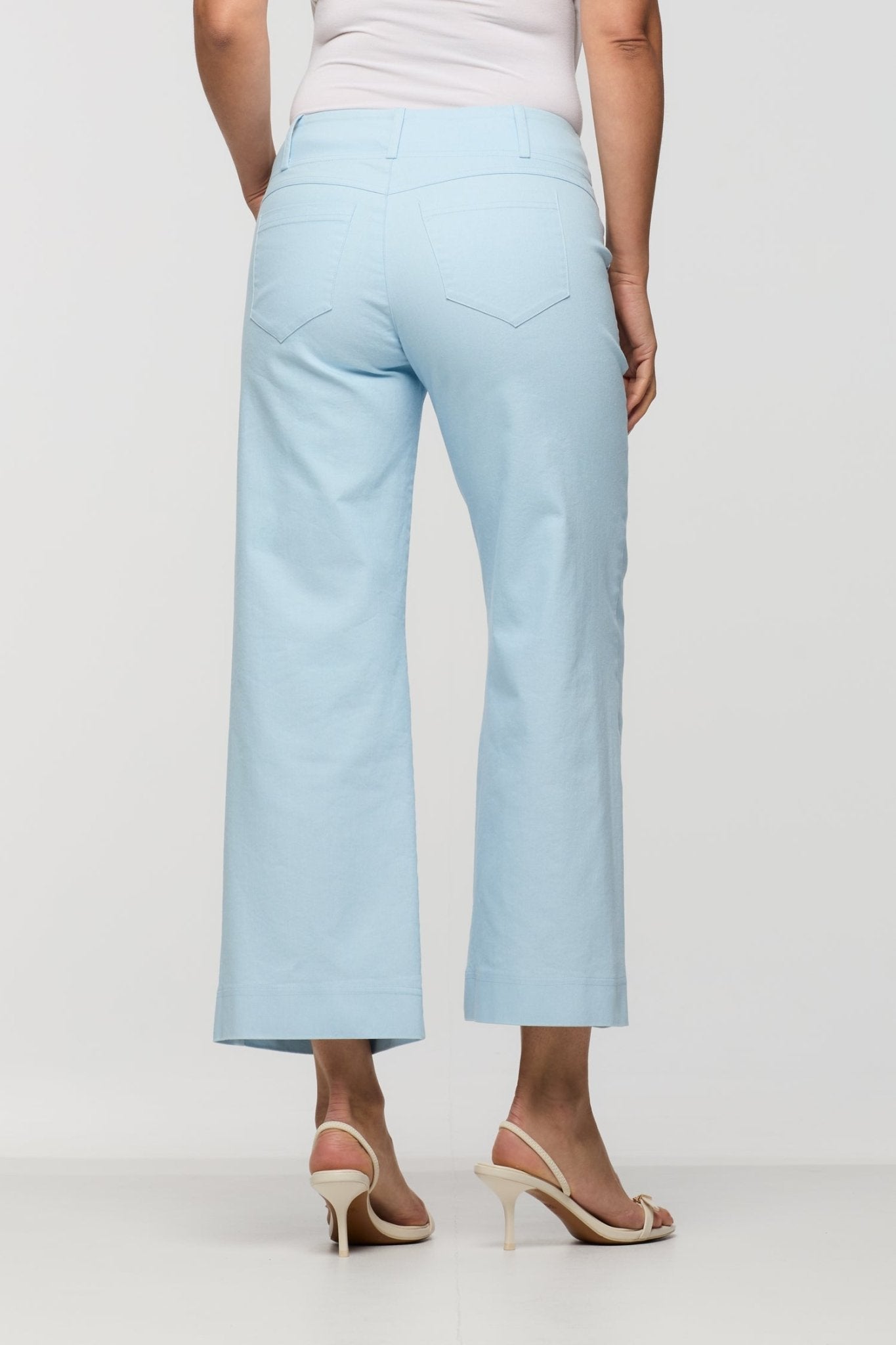 Wide Leg Crop PantPosh Boutique