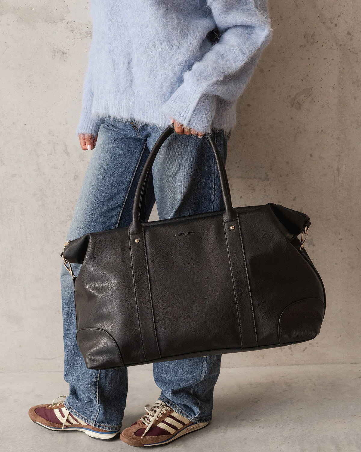 Alexis Stripe Weekender Travel Bag