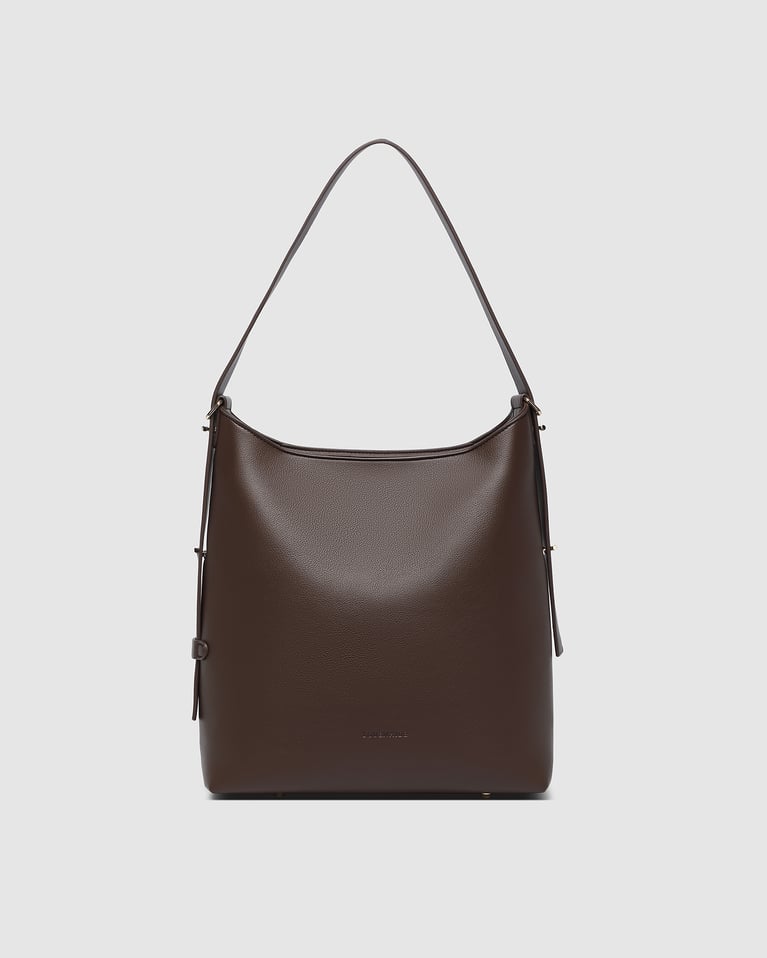 Audrey Chocolate Bucket Bag