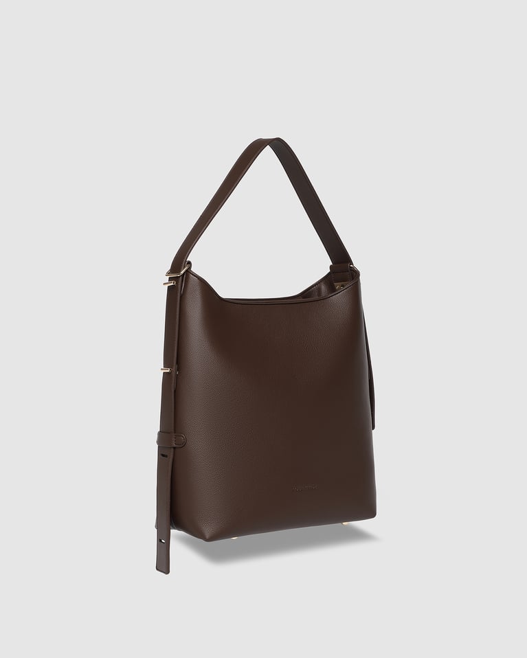 Audrey Chocolate Bucket Bag