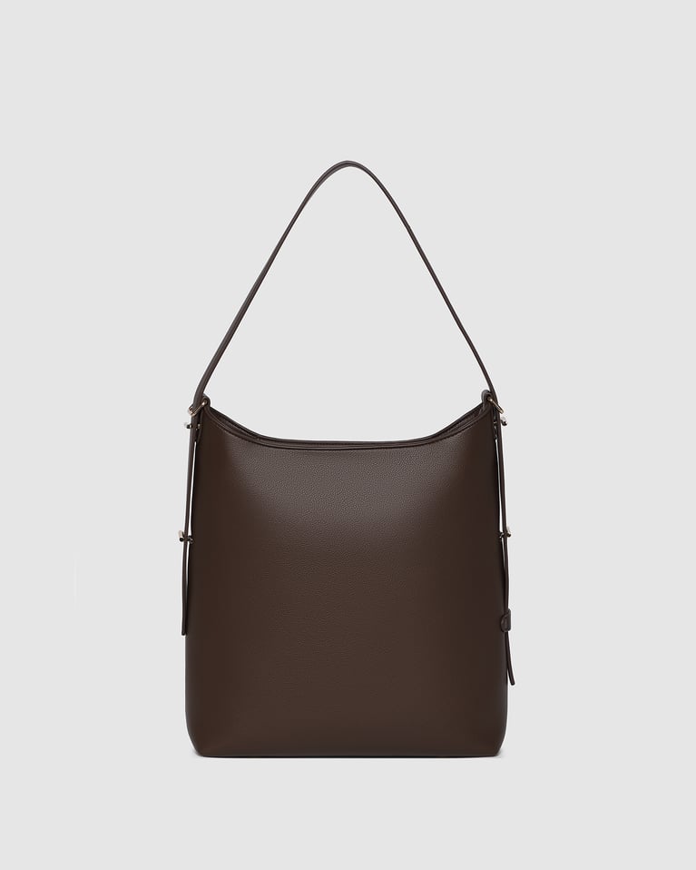 Audrey Chocolate Bucket Bag