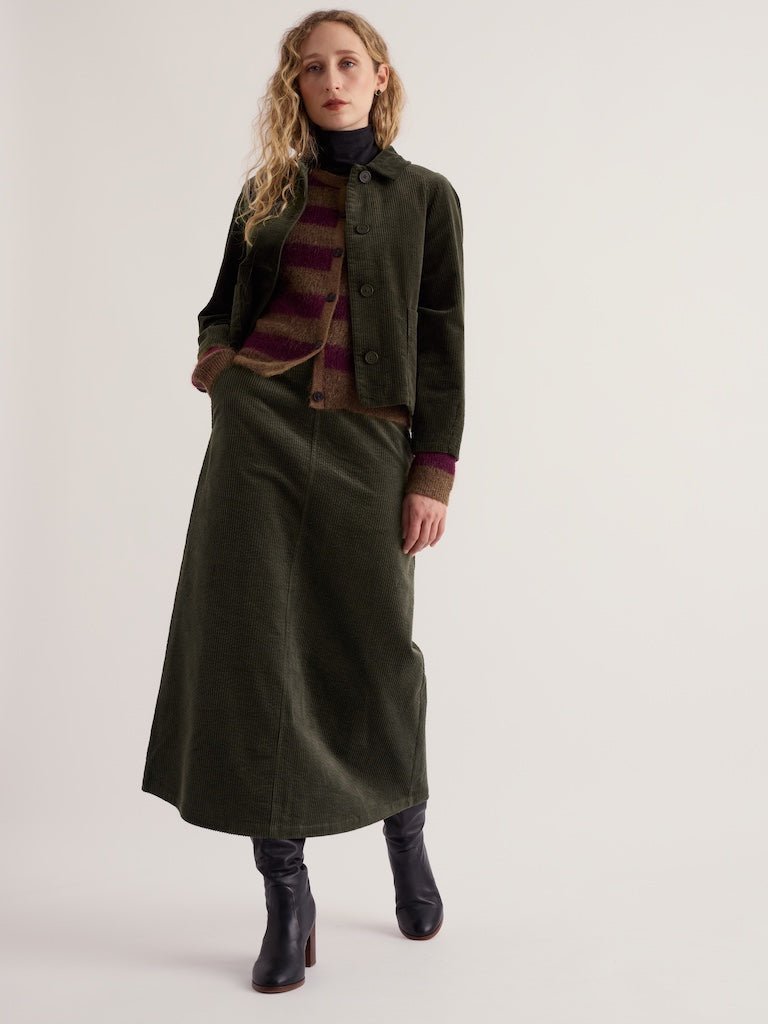 Window Wren Cord SkirtPosh Boutique