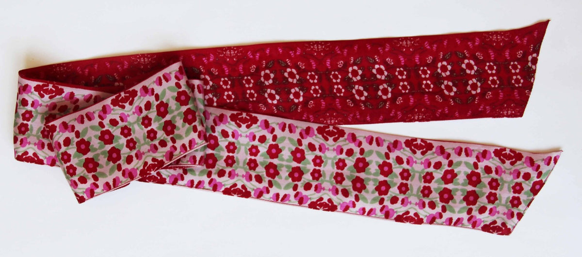 Windsor Rouge Ribbon ScarfScarvesPosh Boutique