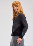 Zaket & Plover Panelled CardiSweatersPosh Boutique