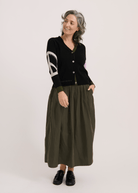 Zaket & Plover Peace Please CardiSweatersPosh Boutique