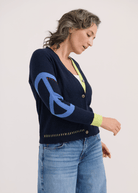 Zaket & Plover Peace Please CardiSweatersPosh Boutique