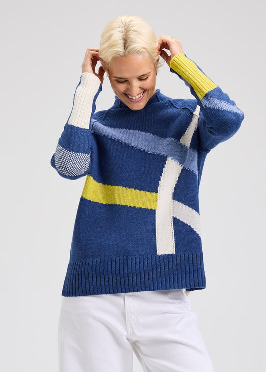 Zaket & Plover Road Map SweaterSweatersPosh Boutique