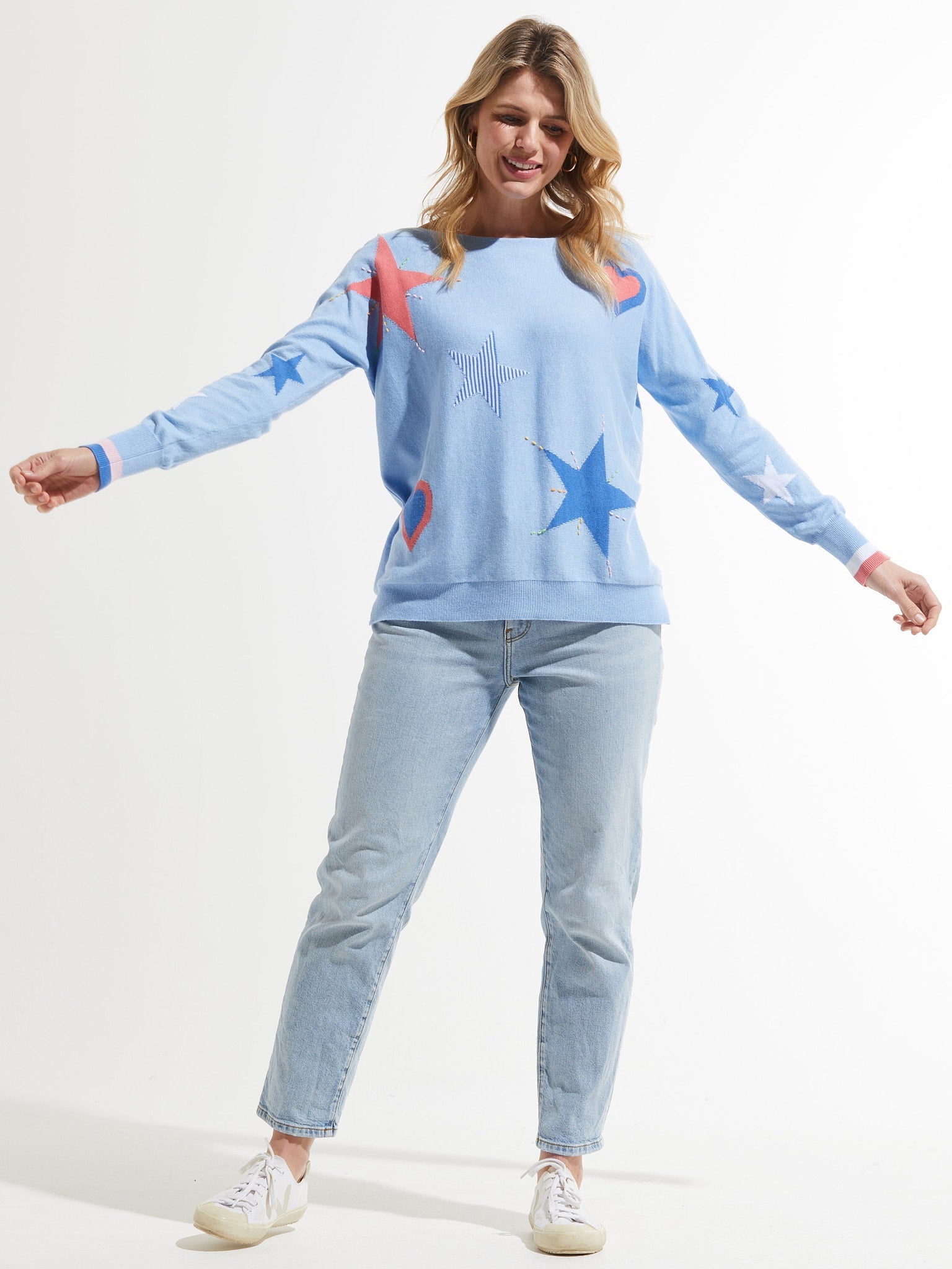 Zaket & Plover Stars SweaterSweatersPosh Boutique