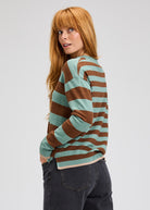 Zaket & Plover Striped CrewneckSweatersPosh Boutique