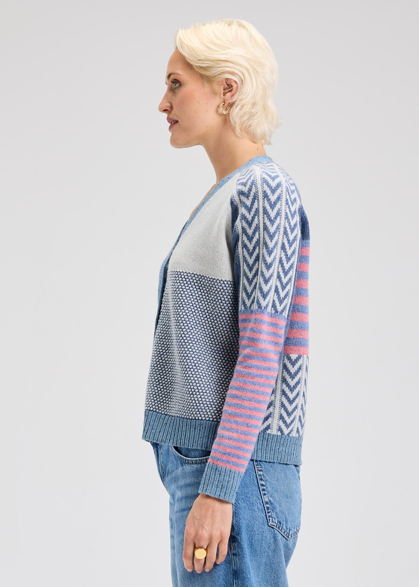 Zaket & Plover Textured CardiSweatersPosh Boutique