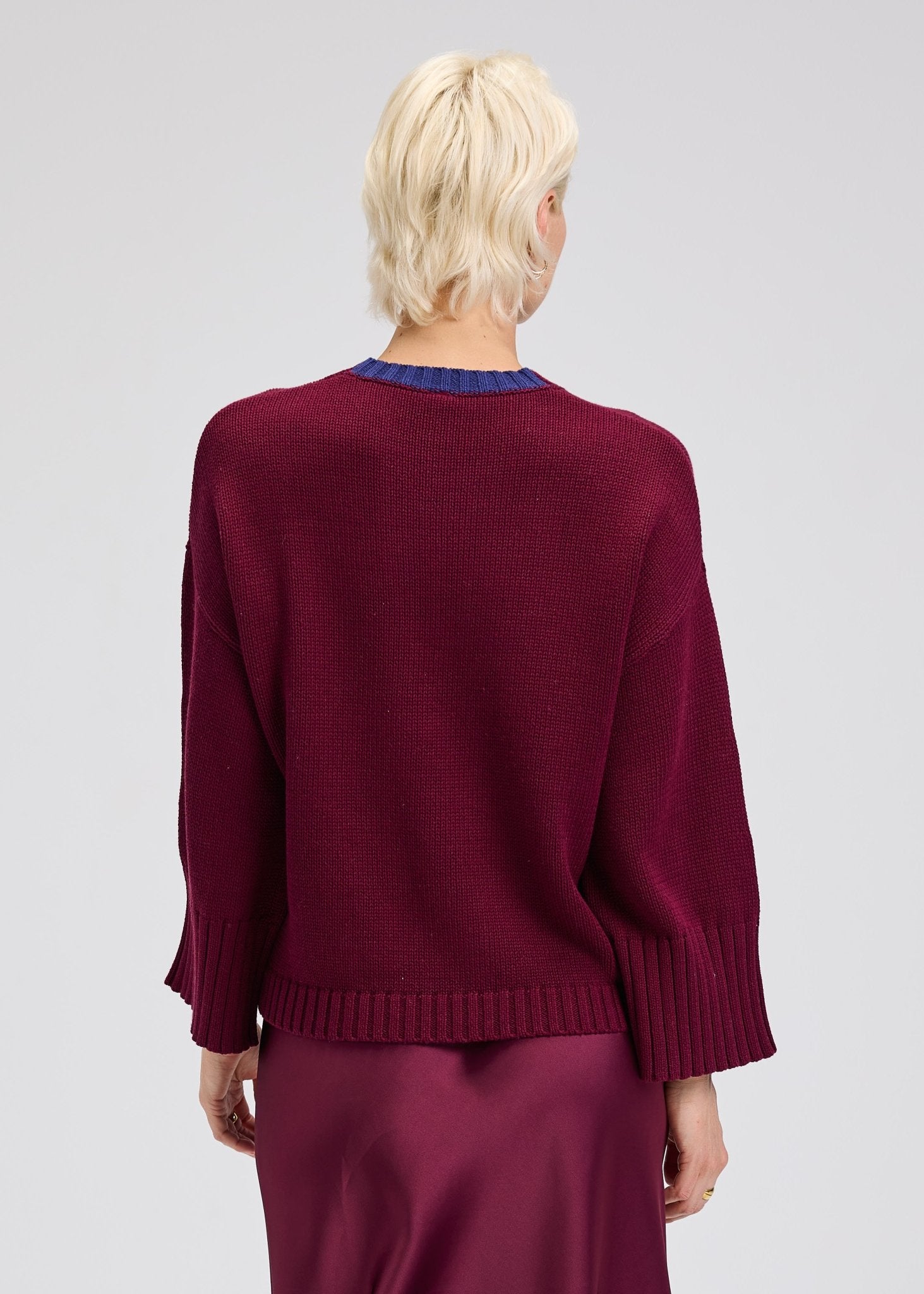 Zaket & Plover Wide Sleeve CrewneckSweatersPosh Boutique