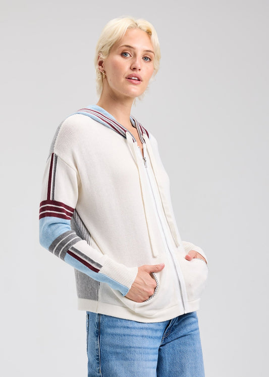 Zaket & Plover Zip Up HoodieSweatersPosh Boutique