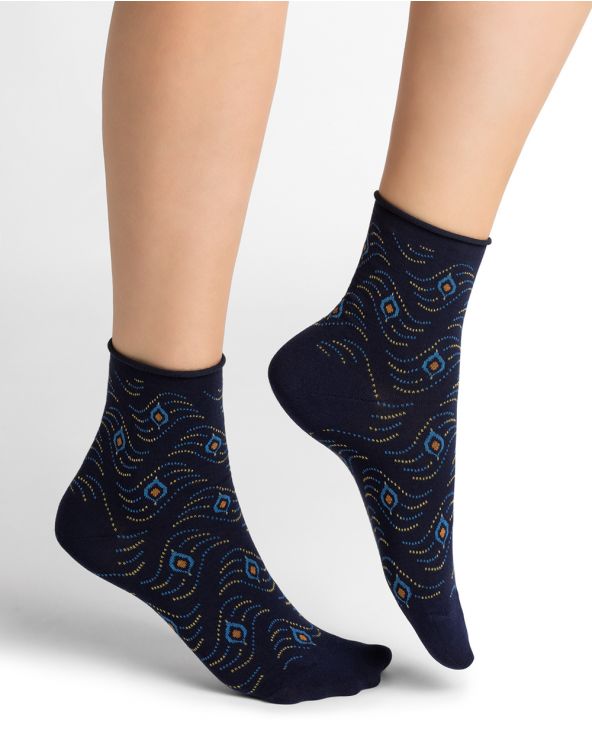 bleuforêt waves ankle socks 6330