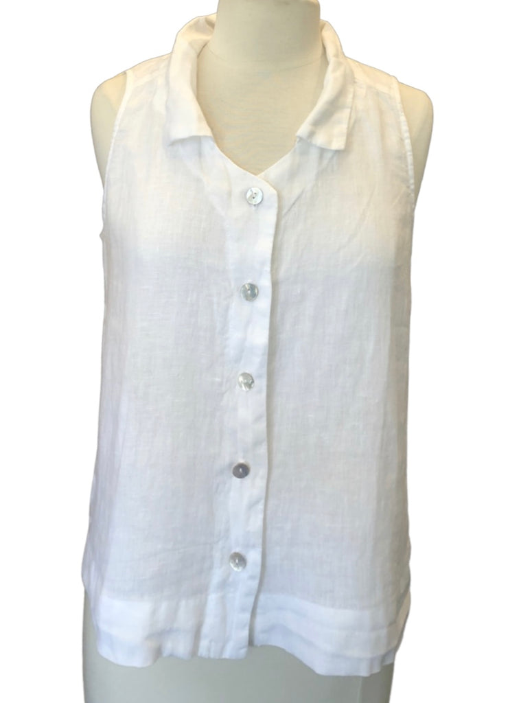 posh hanky linen sleeveless shirt 4205865