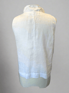 Posh Hanky Linen Sleeveless Shirt 4205865TopsPosh Boutique