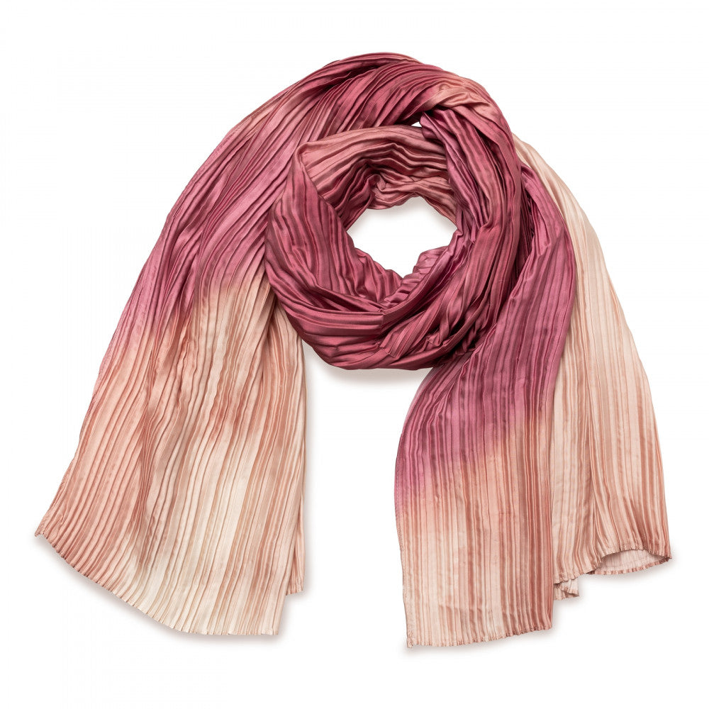 yaya plisse gradient scarf 1301108